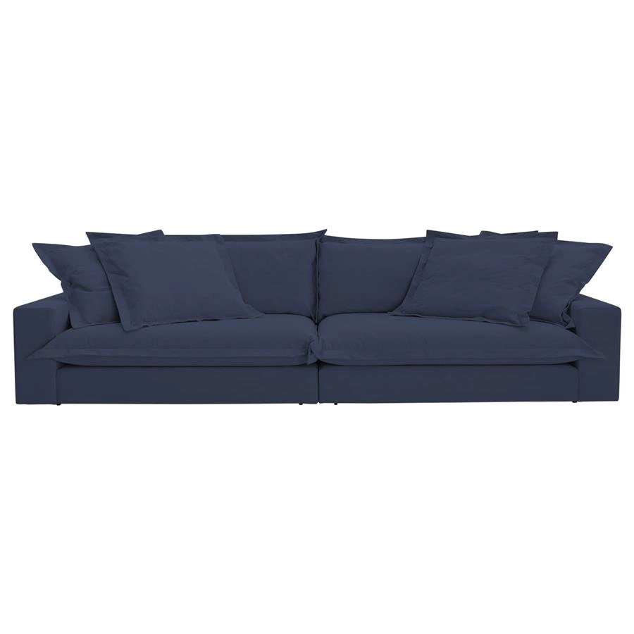 sofá fixo 4 lugares confort (bipartido)