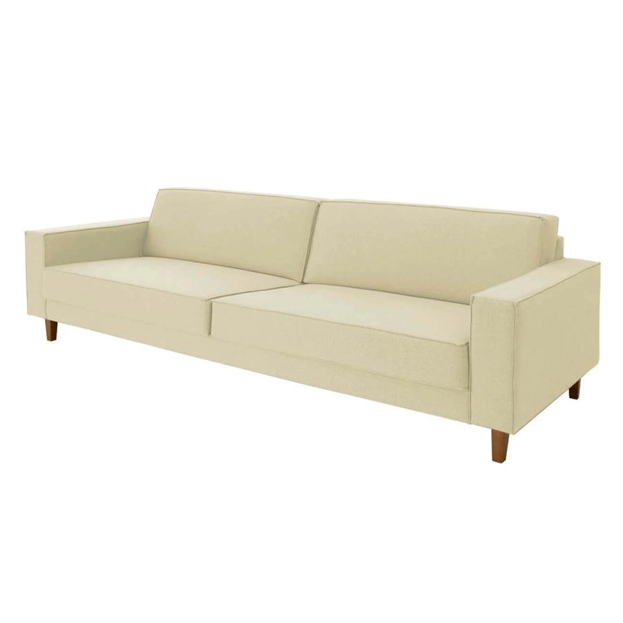 sofá 3 lugares cinza