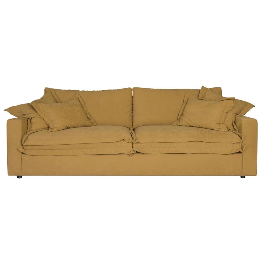 sofa com plumas e molas abraço