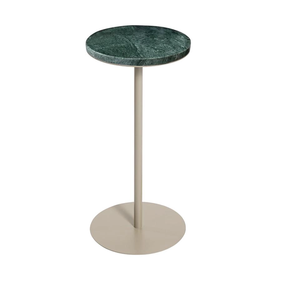 mesa lateral redonda mármore verde guatemala noo