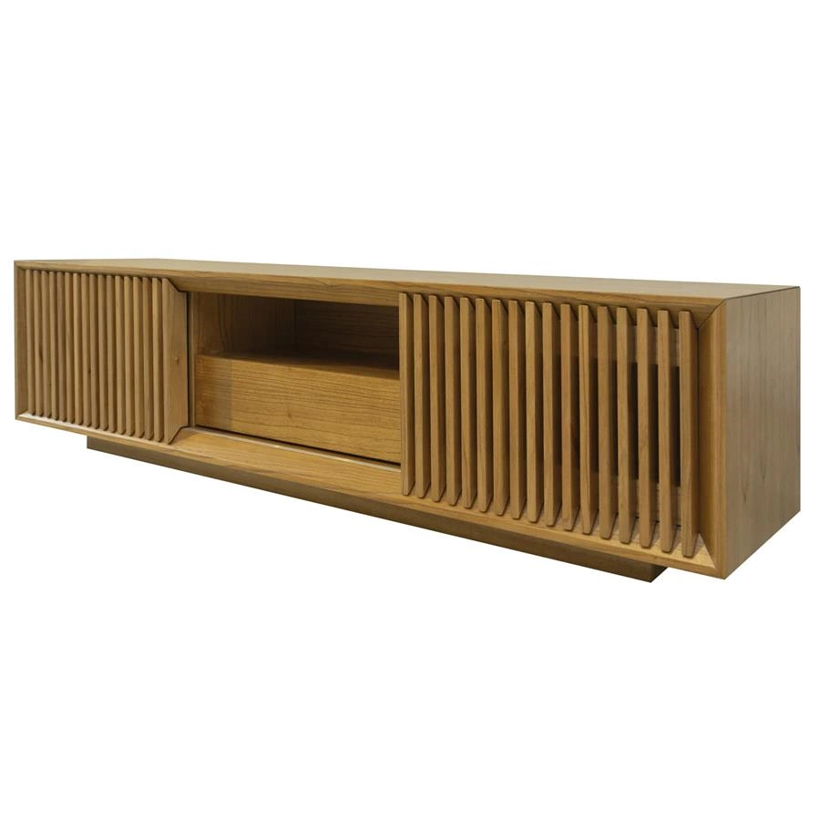 rack em madeira com ripas yali