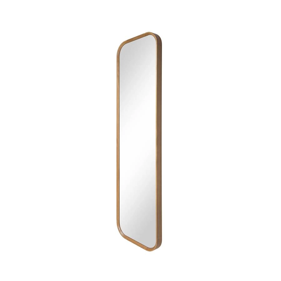 espelho 4mm corpo inteiro retangular em madeira maciça oslo