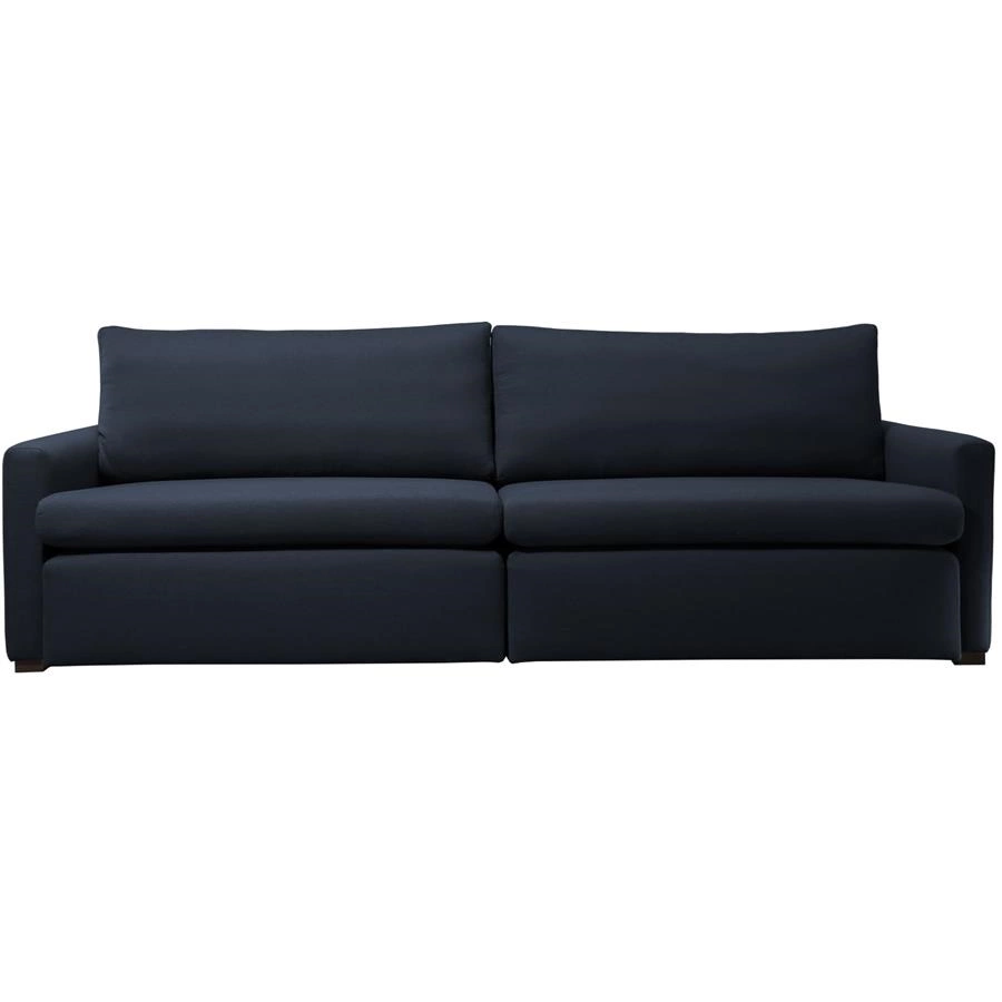 sofá retrátil e reclinável 3 lugares com molas bari