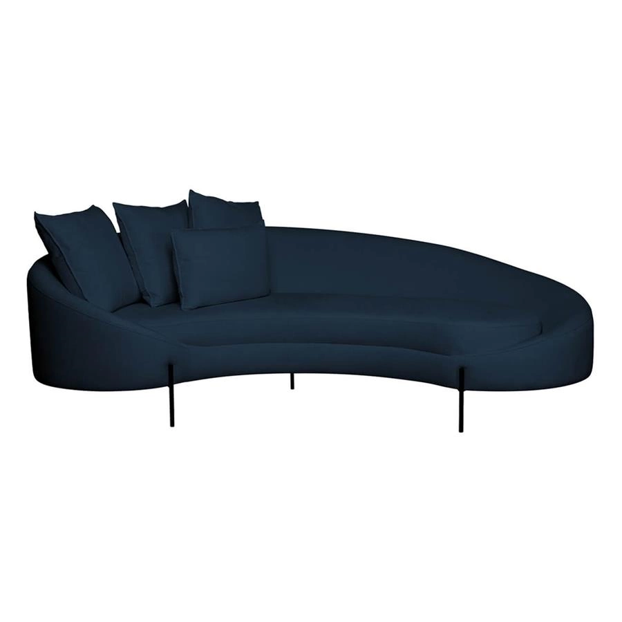 sofa redondo spiral (linho sintetico)