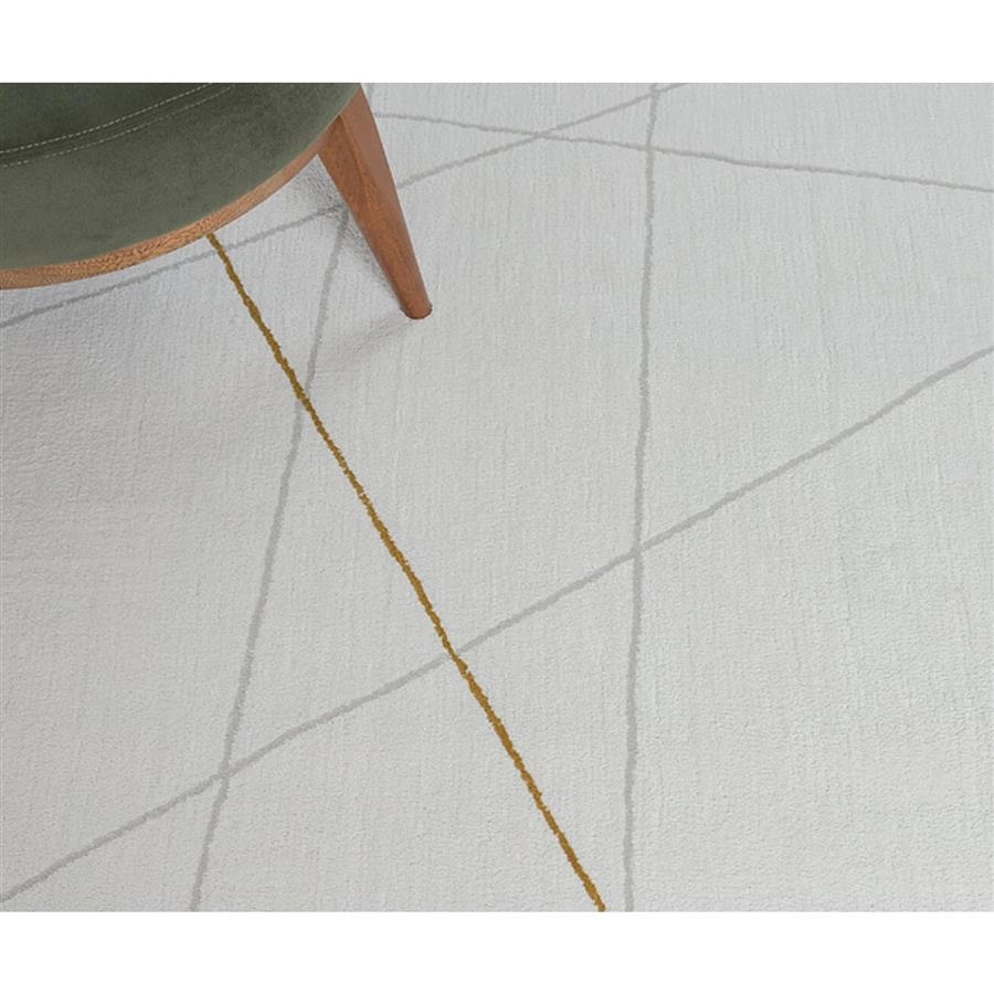 tapete listra color cinza e mostarda