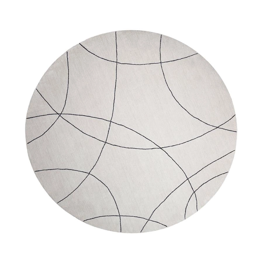 tapete redondo riscado