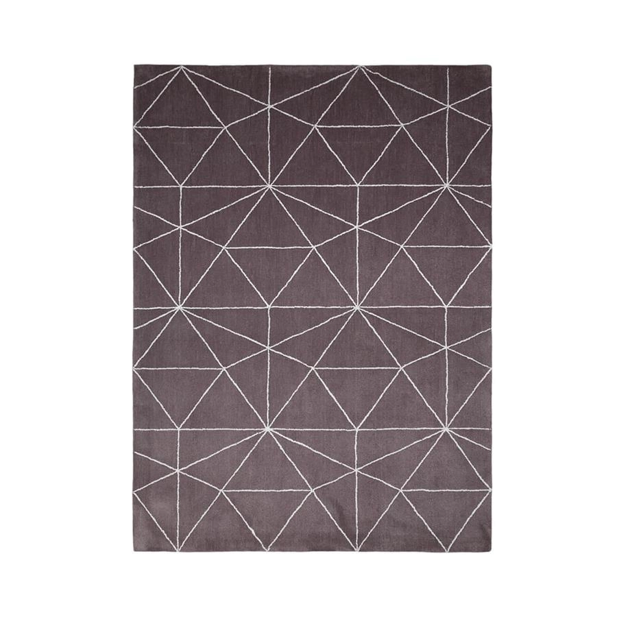 tapete teia marrom rosado