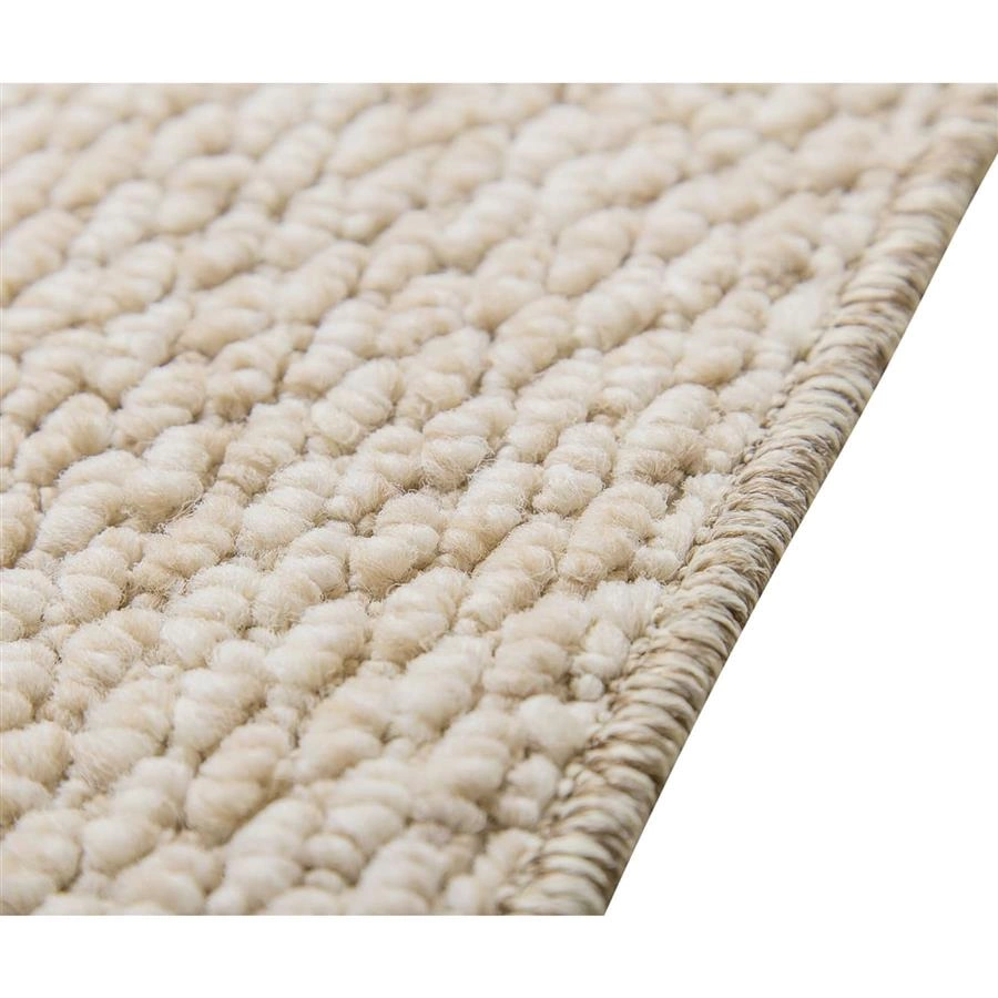 tapete quadrado boucle bege