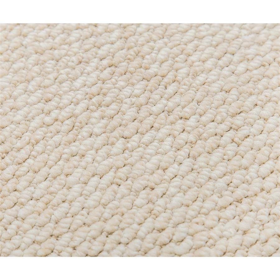 tapete retangular boucle bege