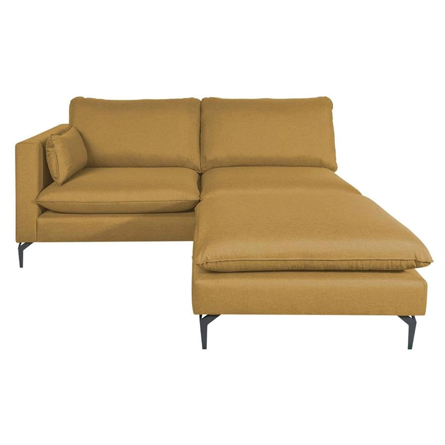 sofa com um braço e puff arco