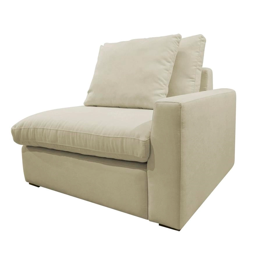 módulo com braço direito - sofá modular infinite