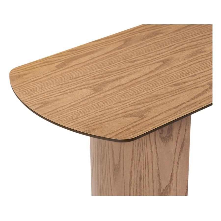 aparador ovalado em madeira valencia