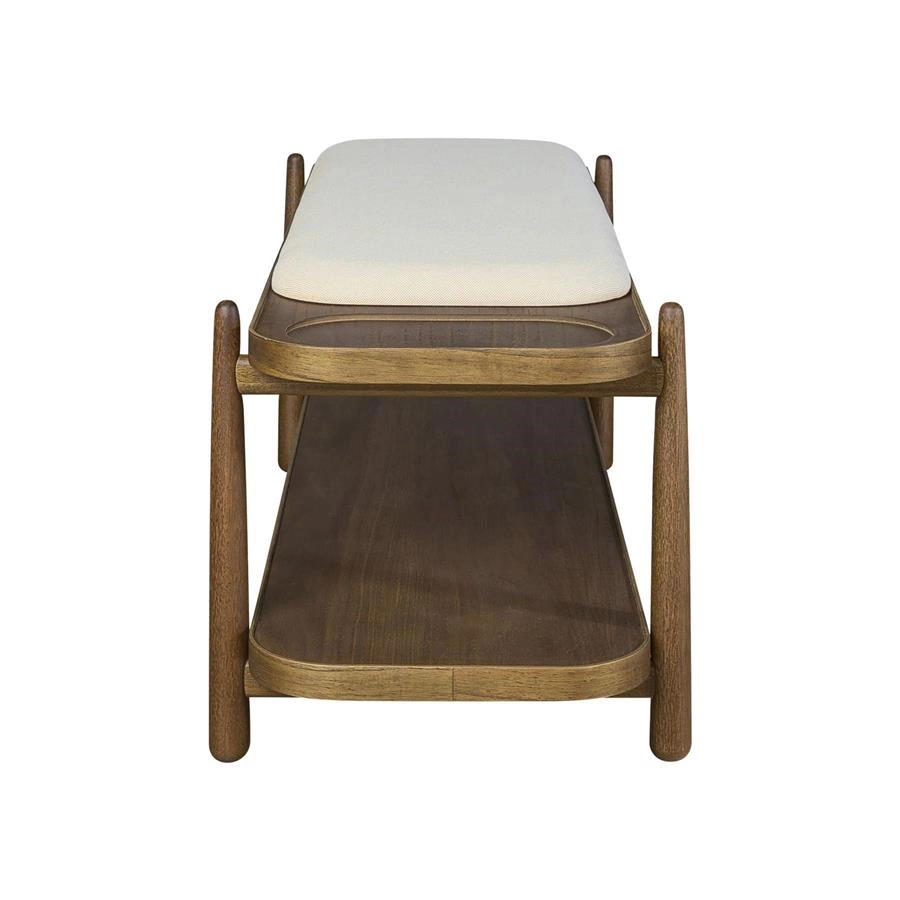 banco com sapateira em madeira capri