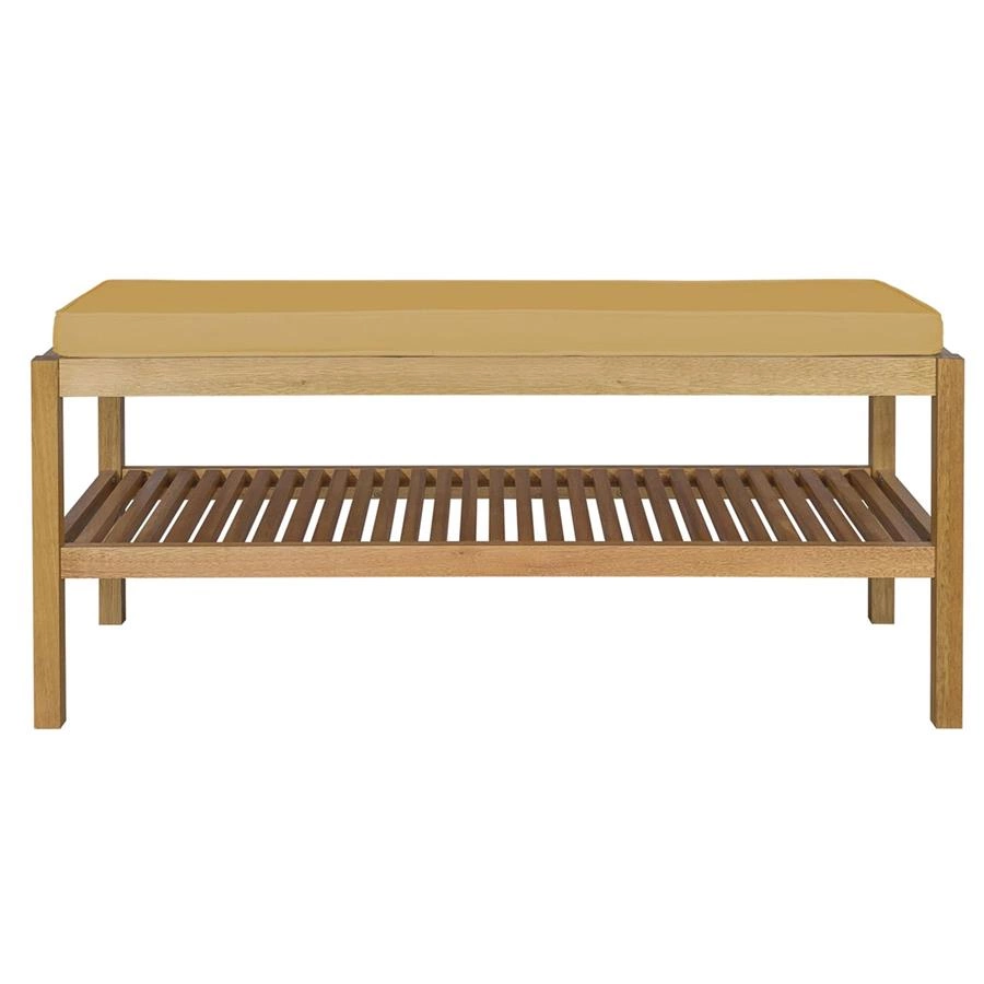 banco sapateira ripado em madeira vit