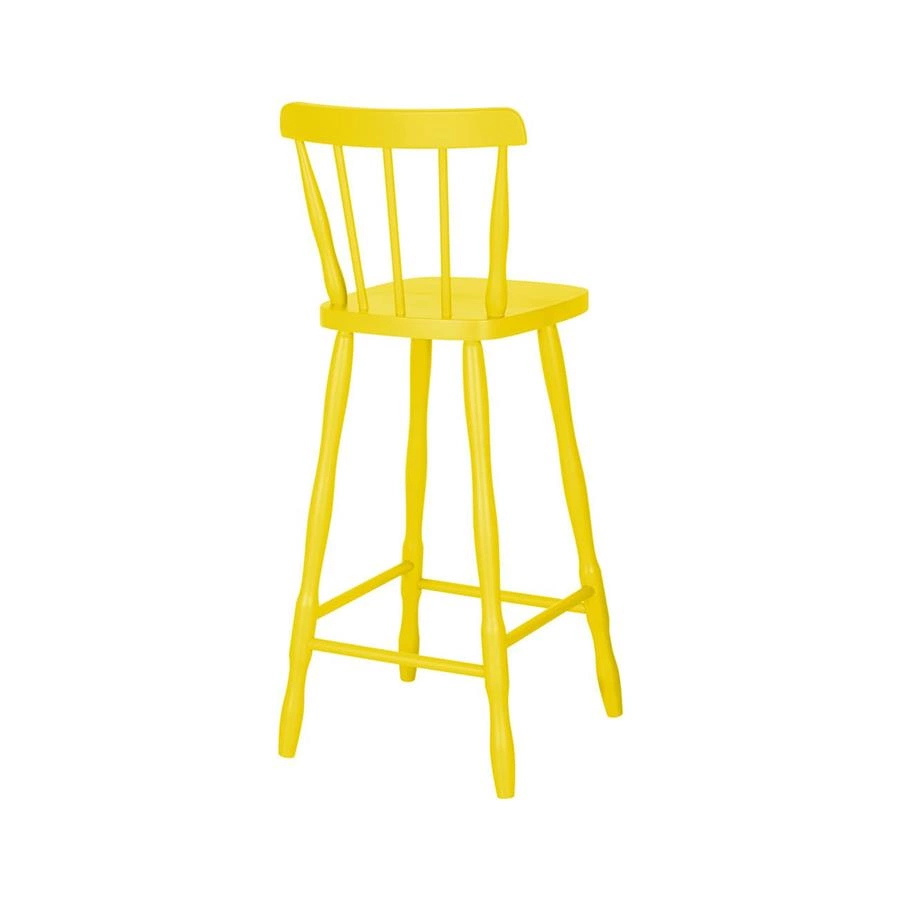 banqueta com encosto torneada campo