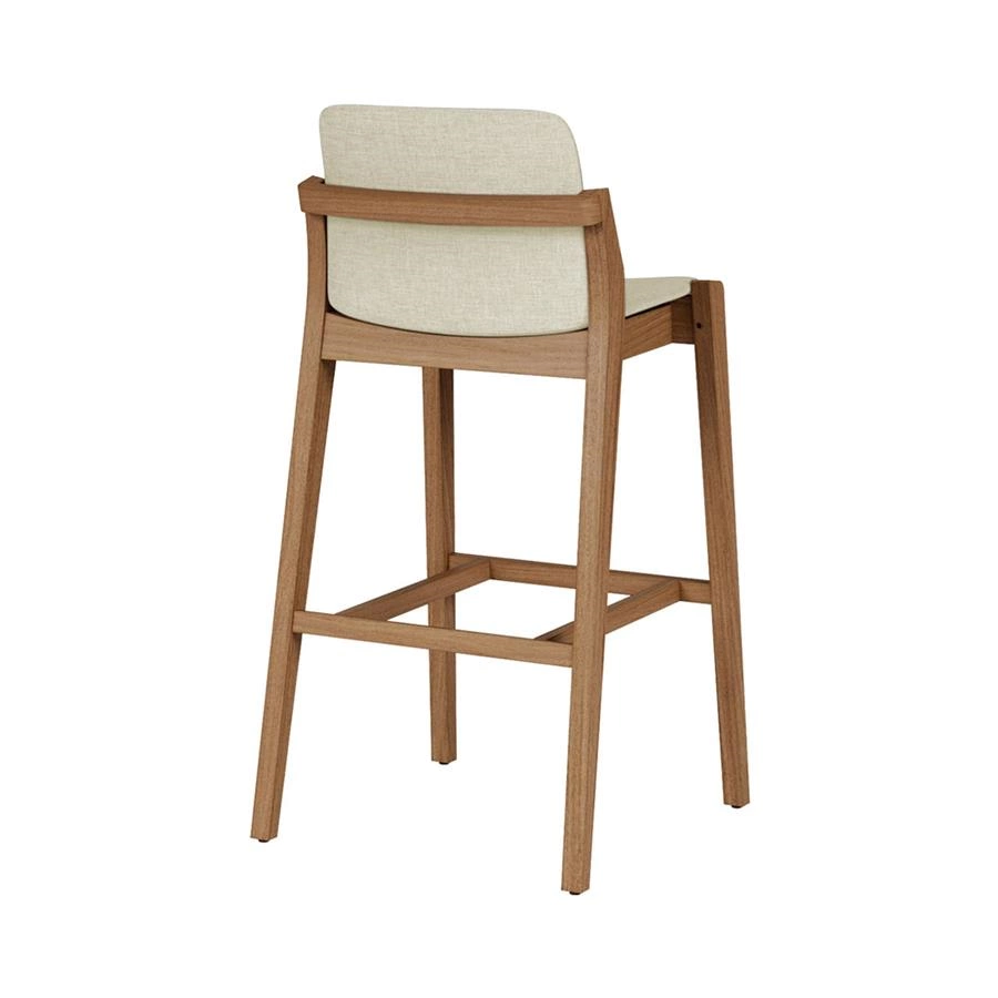 banqueta estofada com encosto valencia