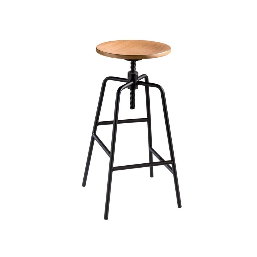 banqueta industrial altura regulável base quadrada