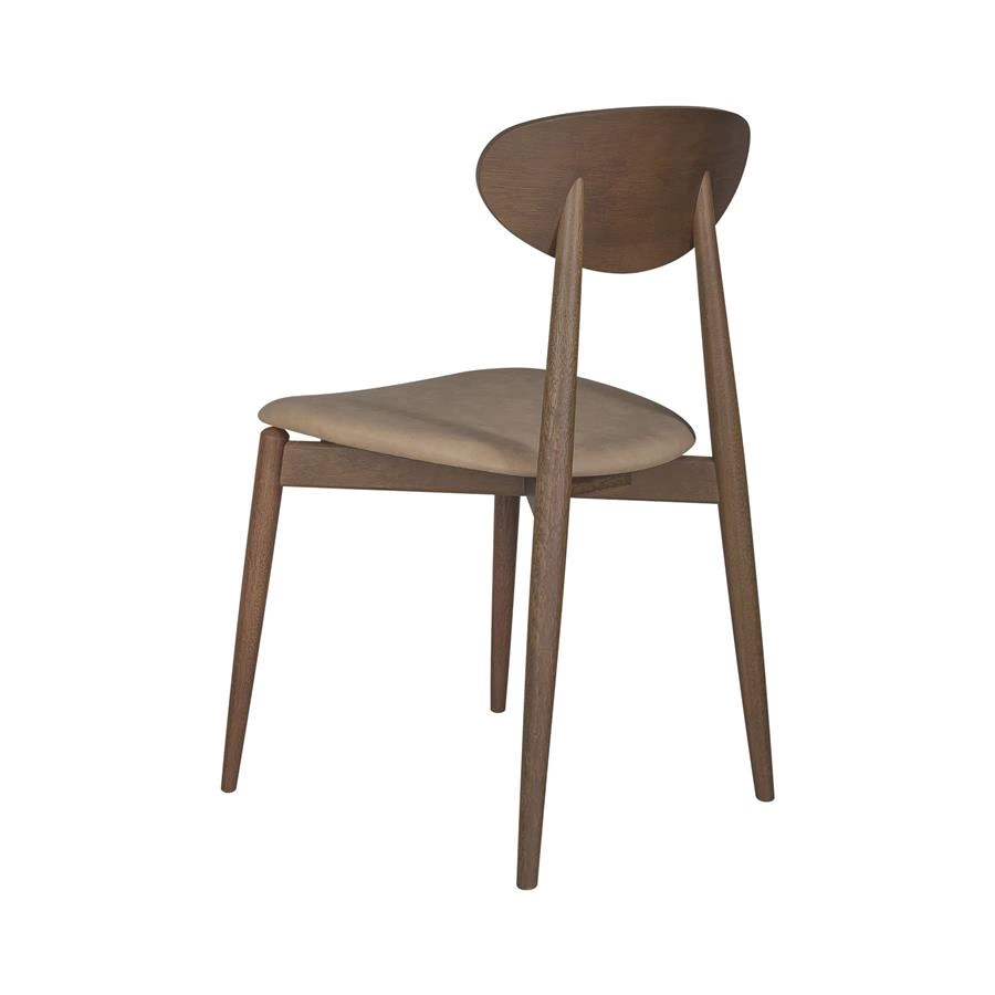 cadeira arredondada em madeira capri