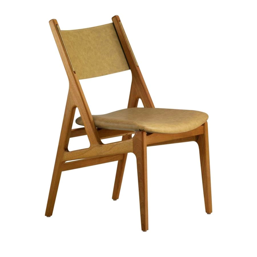 cadeira em couro natural cine