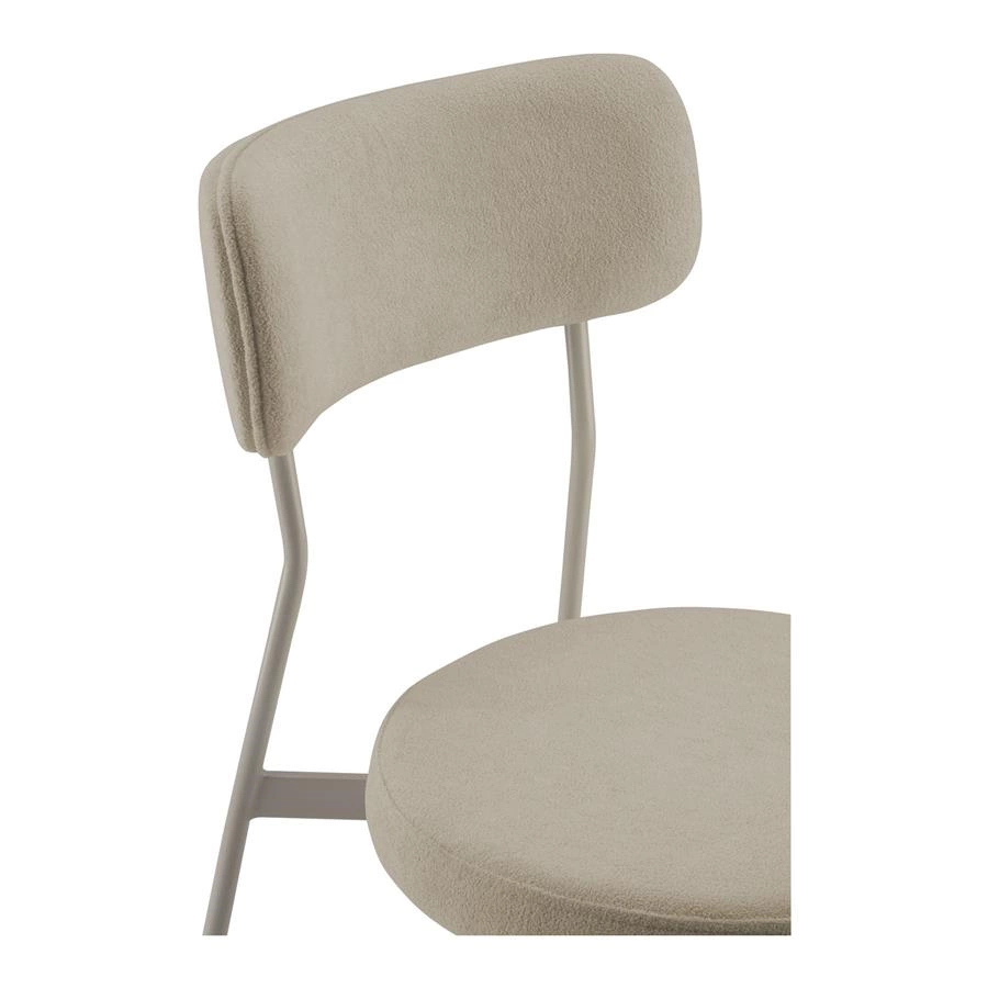 cadeira empilhável estofada nema