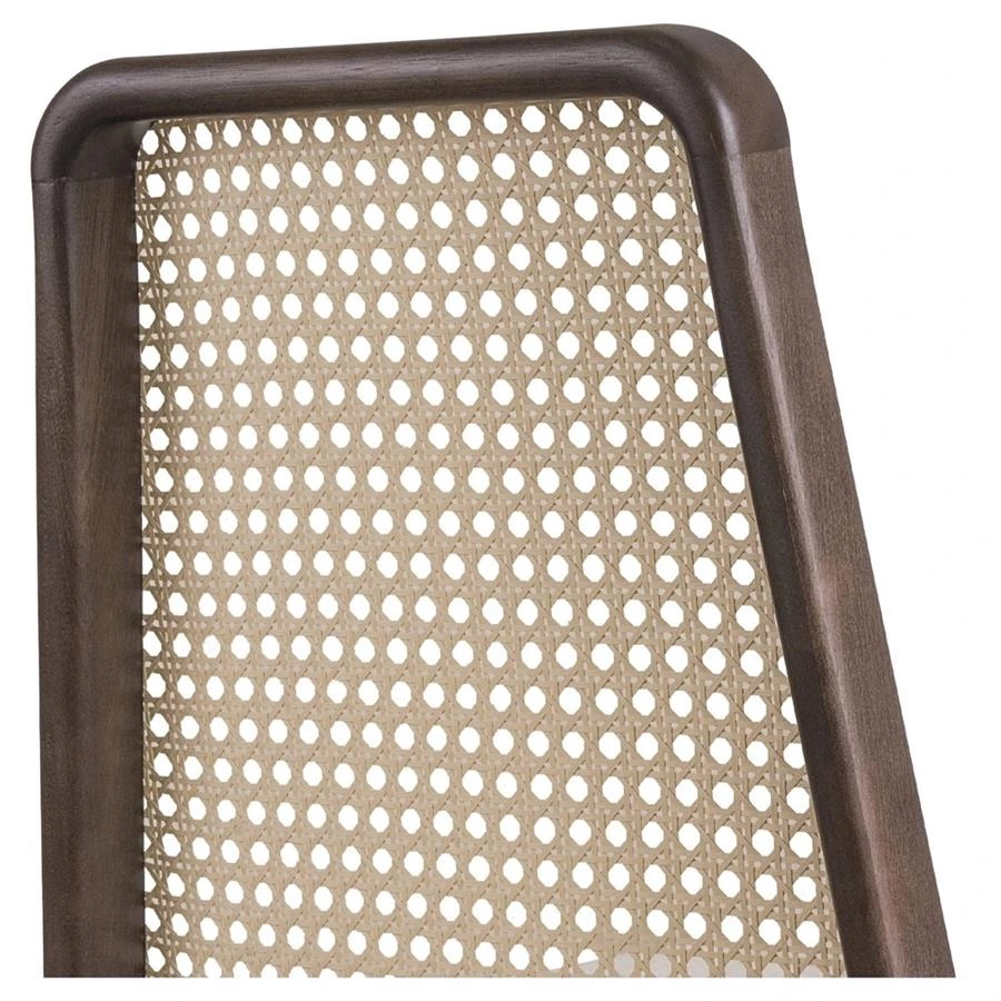 cadeira encosto em palha assento estofado fli