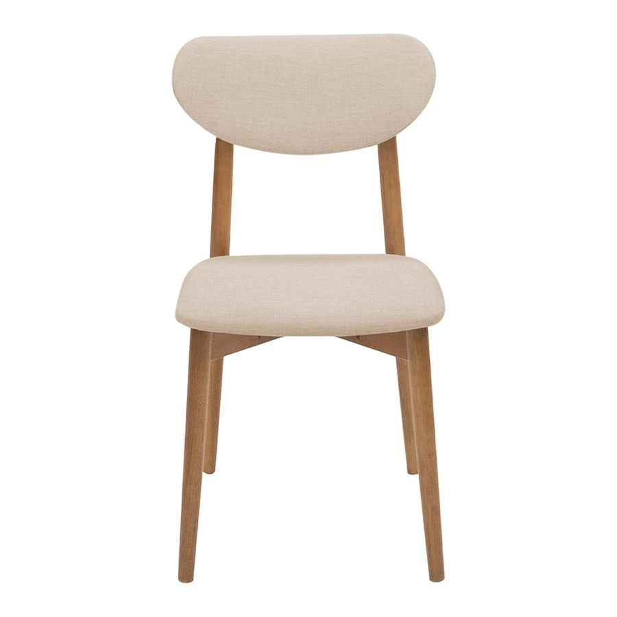 cadeira encosto estofado arredondada alba