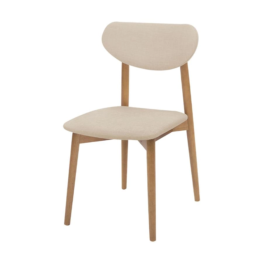 cadeira encosto estofado arredondada alba