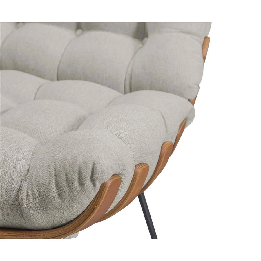 poltrona costela em linho