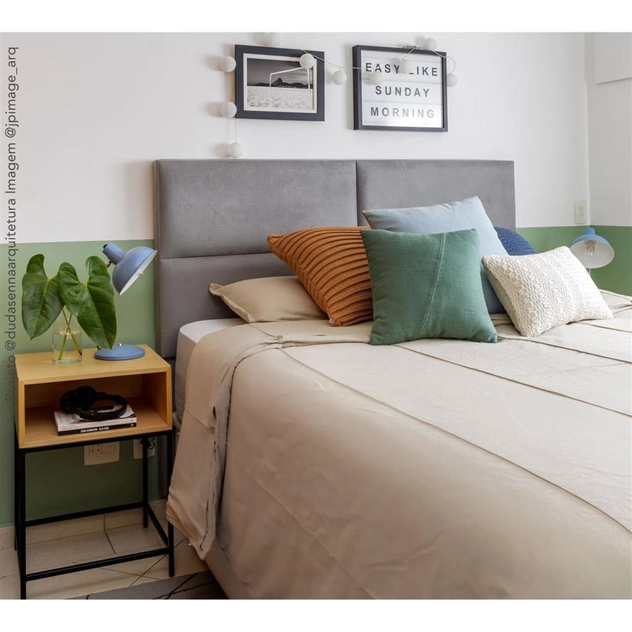 cabeceira king estofada urban