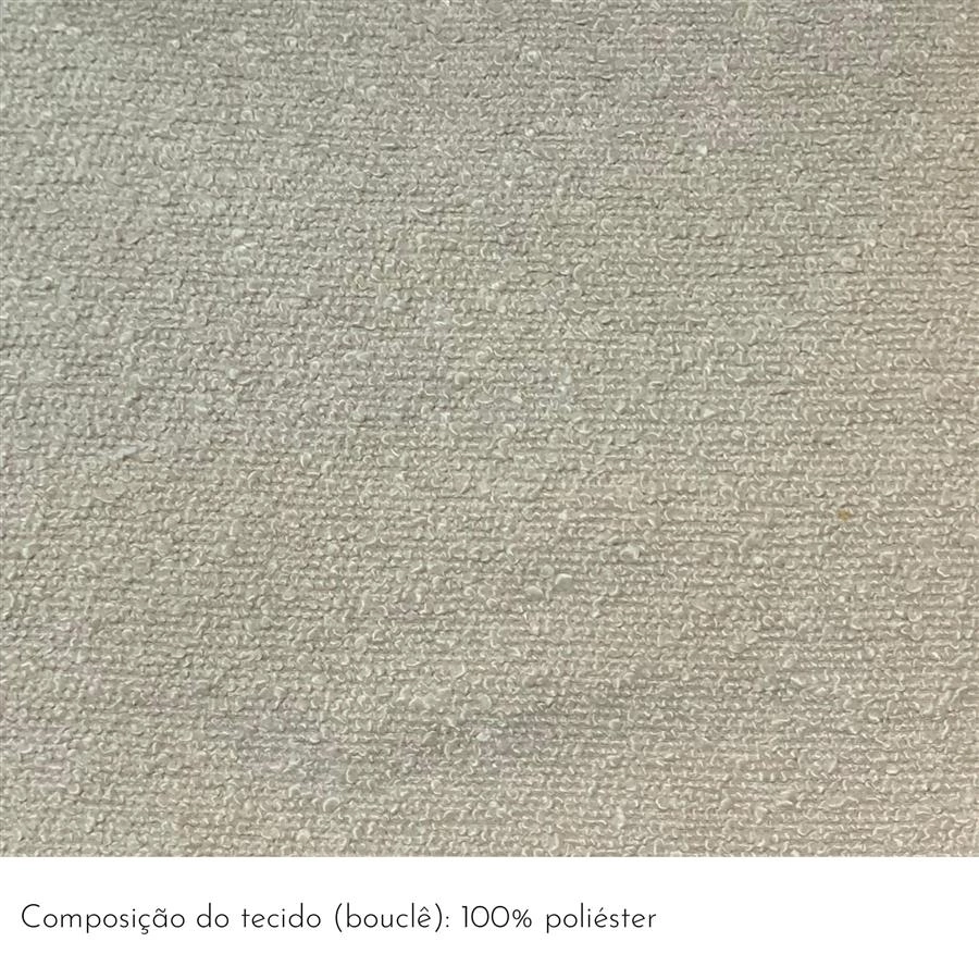 poltrona giratória em bouclê gracia