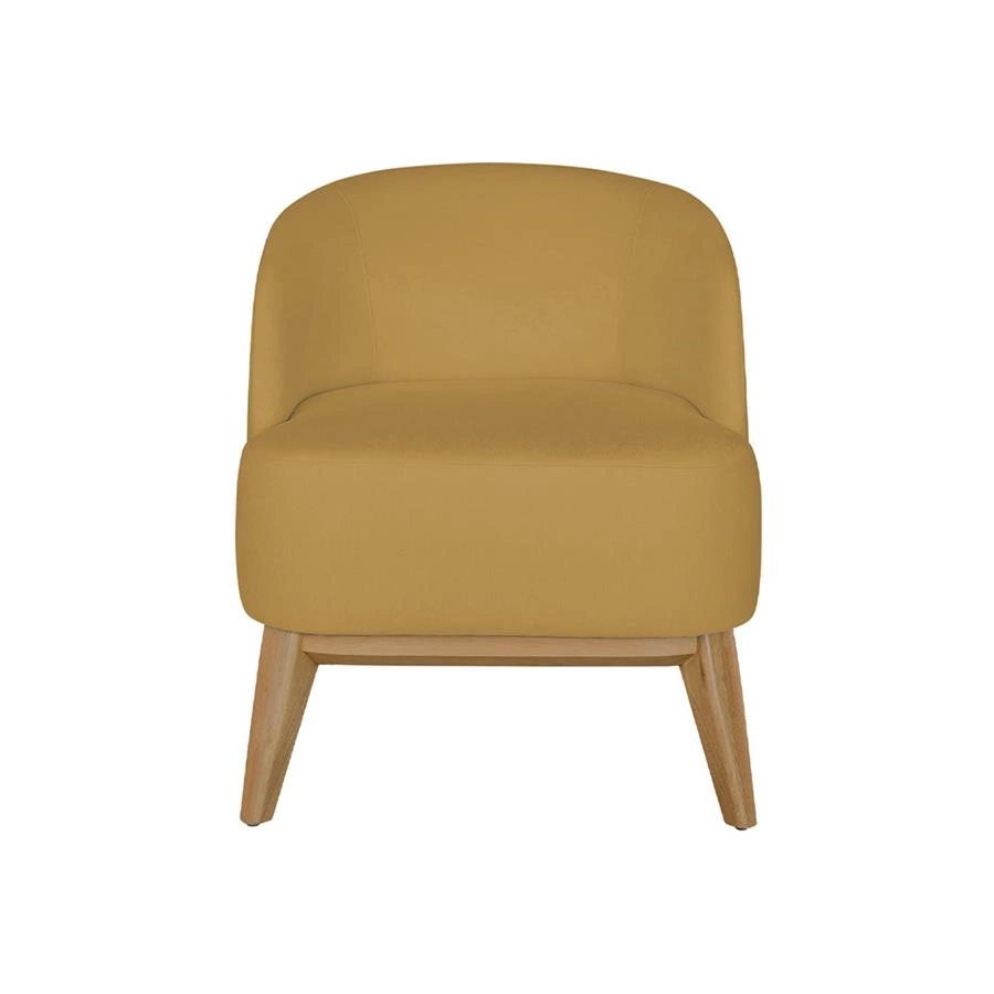 poltrona redonda em linho compact