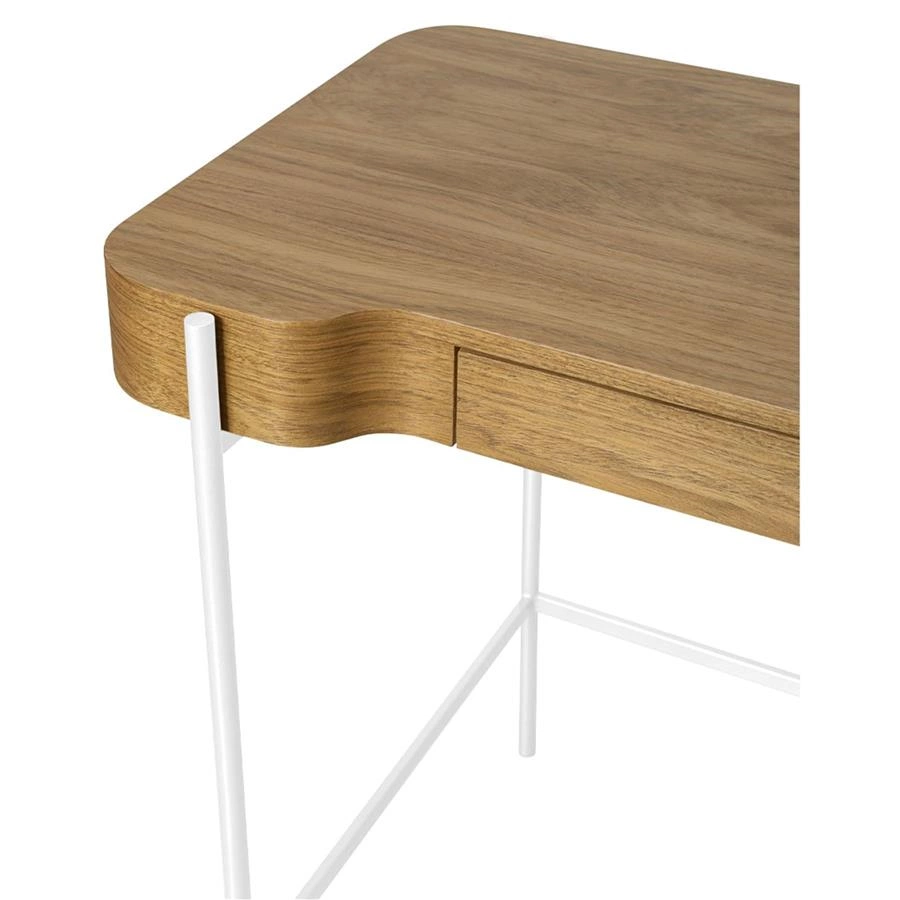 escrivaninha em madeira louro freijo e metal berlin