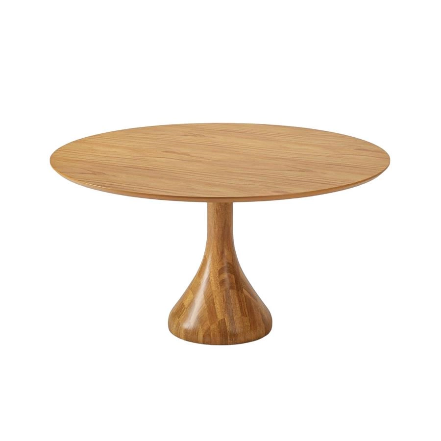 mesa de jantar redonda base gota citron