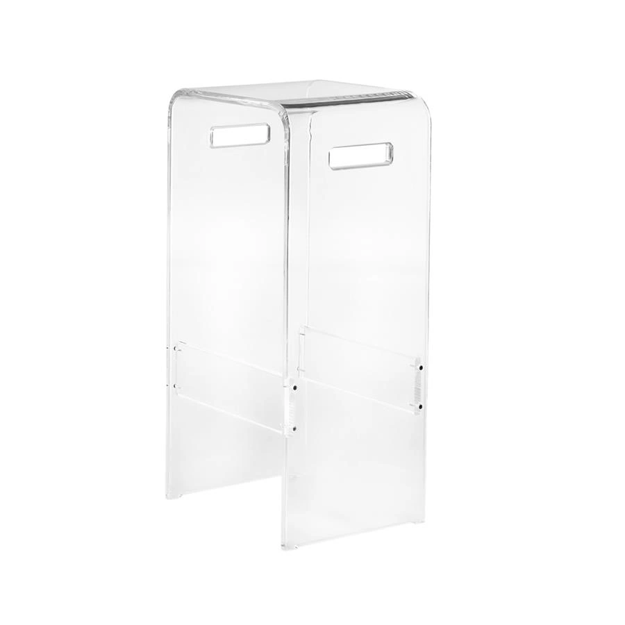 banqueta em acrílico 15mm clean