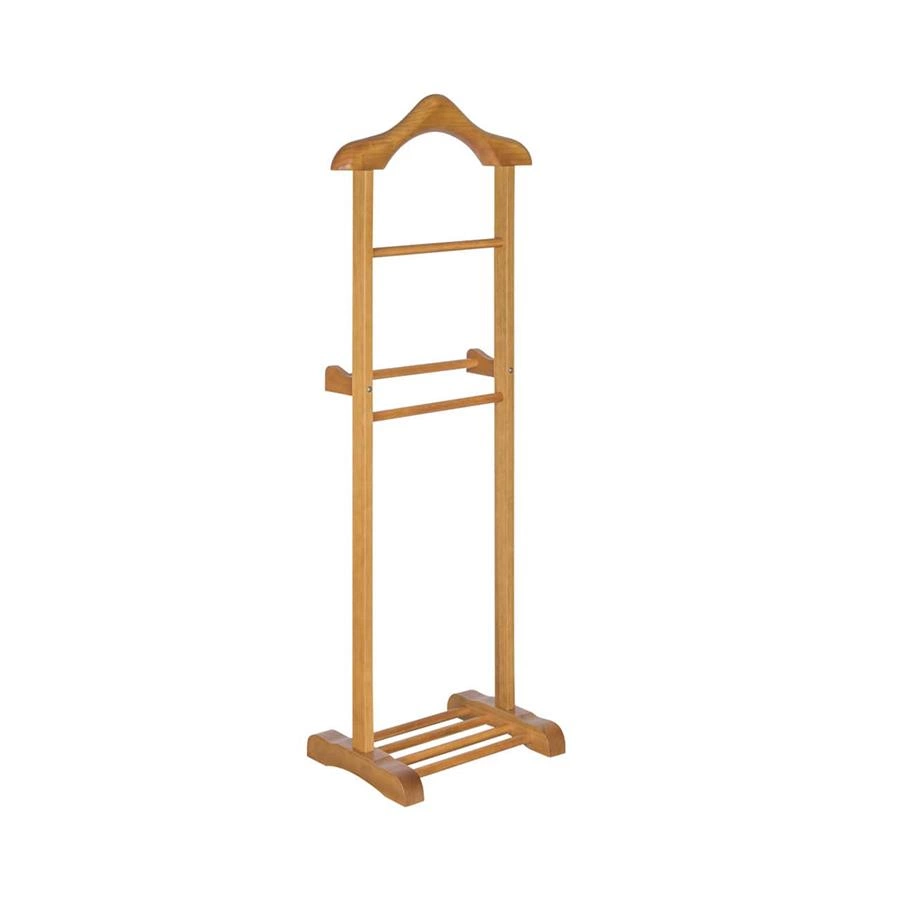 cabideiro de piso em madeira room