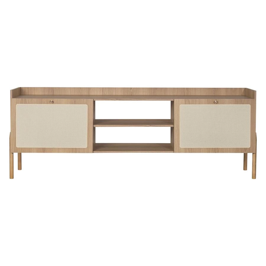 rack em amadeirado e palha angra