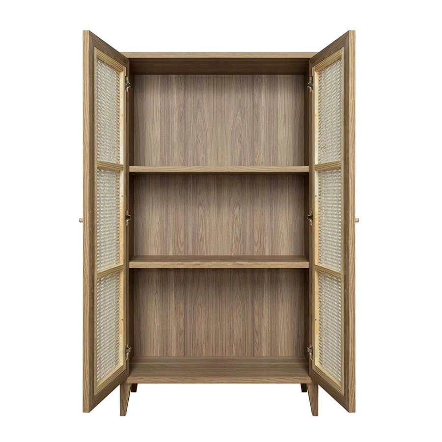 cristaleira armario com palha villa