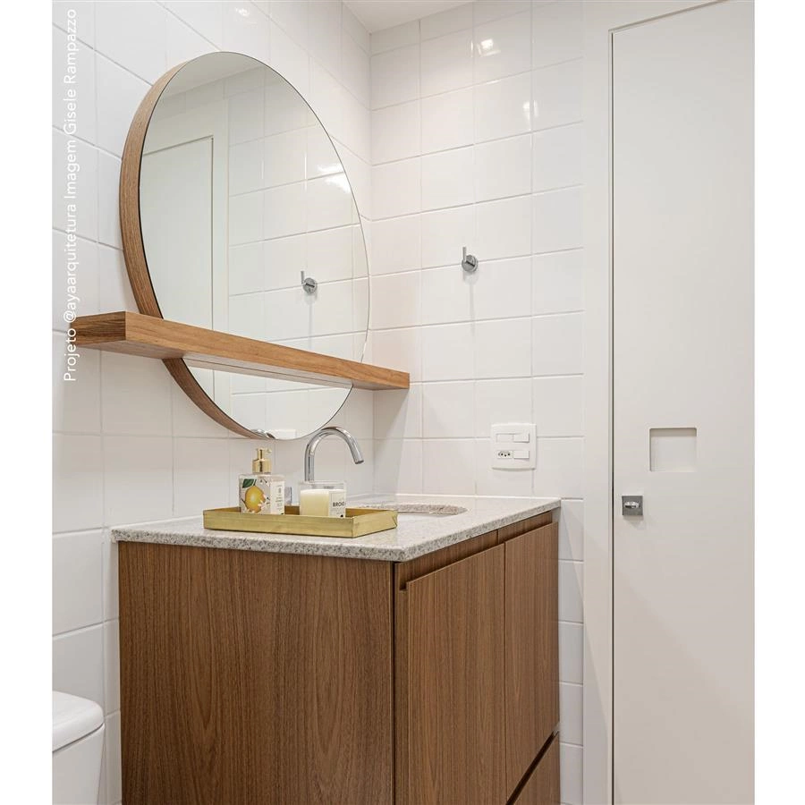 espelho com prateleira maiorca