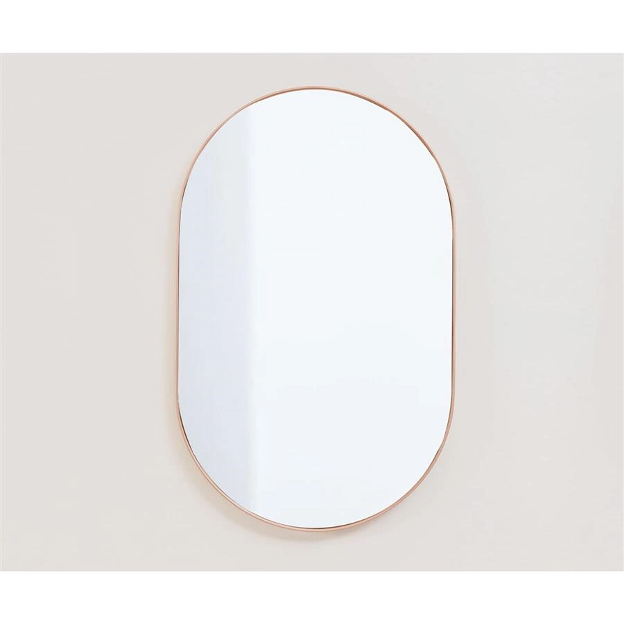 espelho oval cobre asturias