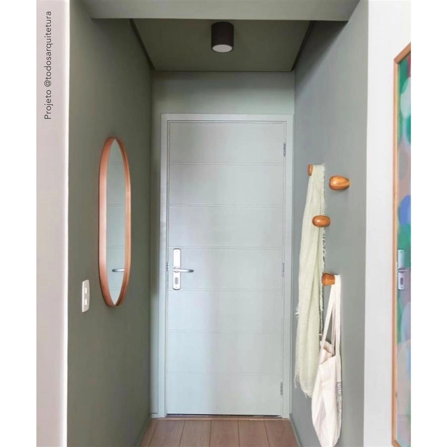 espelho oval cobre asturias