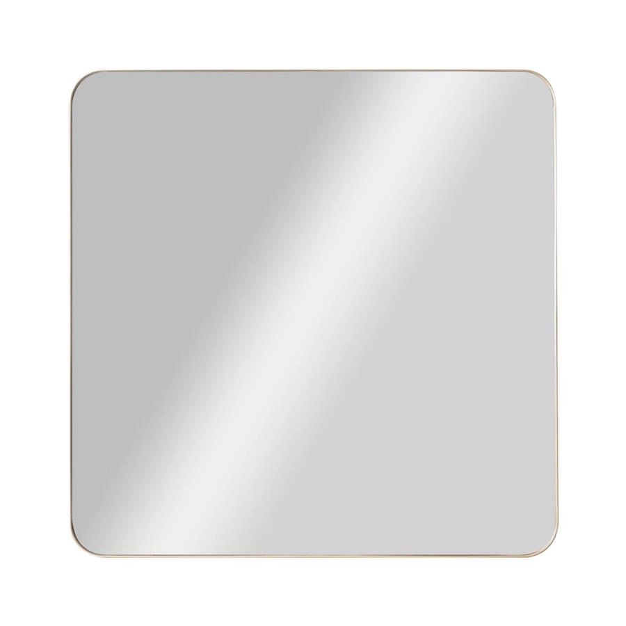 espelho quadrado dourado mariolu