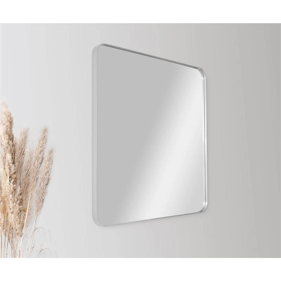 espelho quadrado prata mariolu