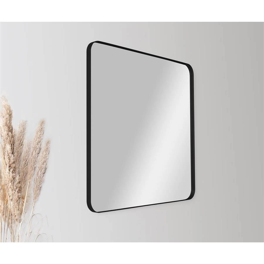 espelho quadrado preto mariolu