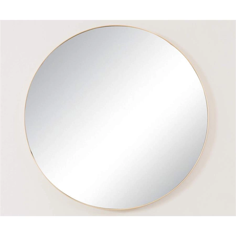 espelho redondo dourado 90cm menorca