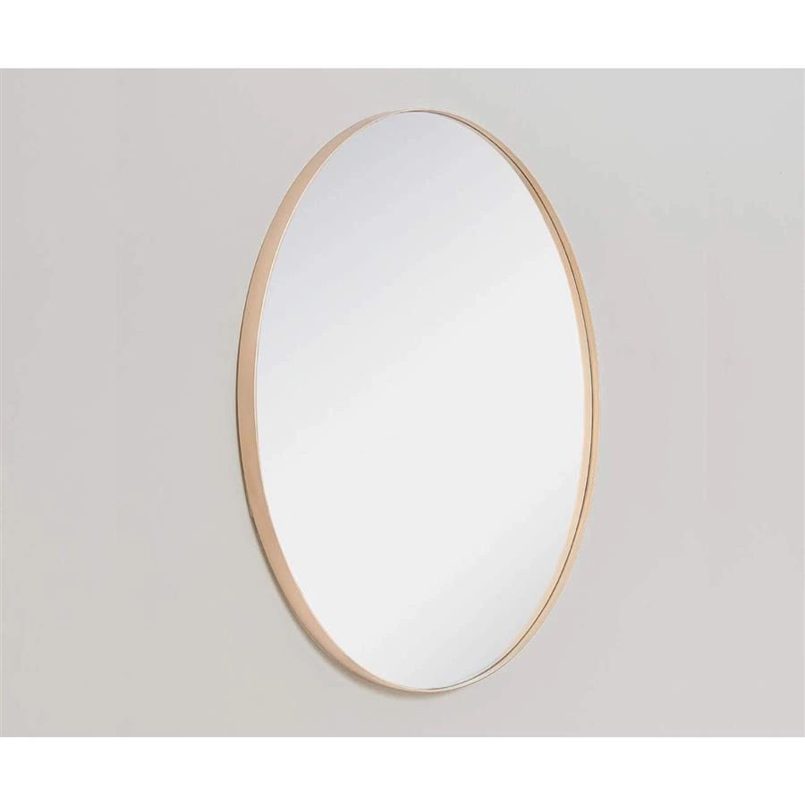 espelho redondo dourado 90cm menorca