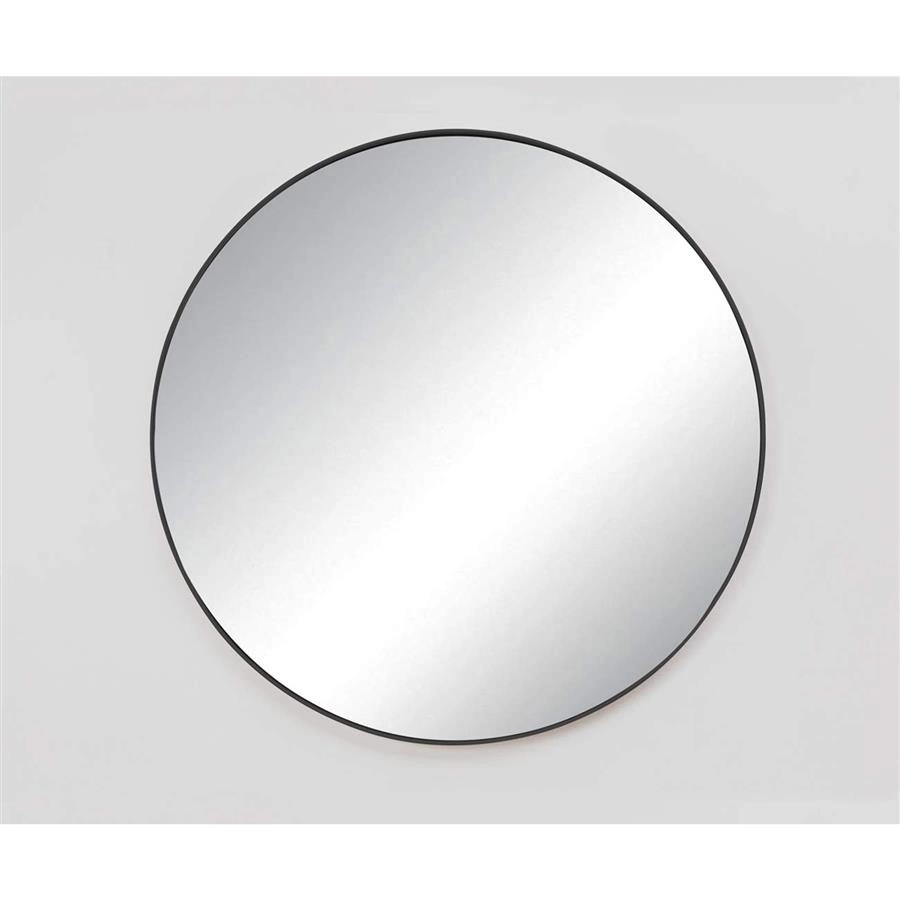 espelho redondo preto 70cm menorca