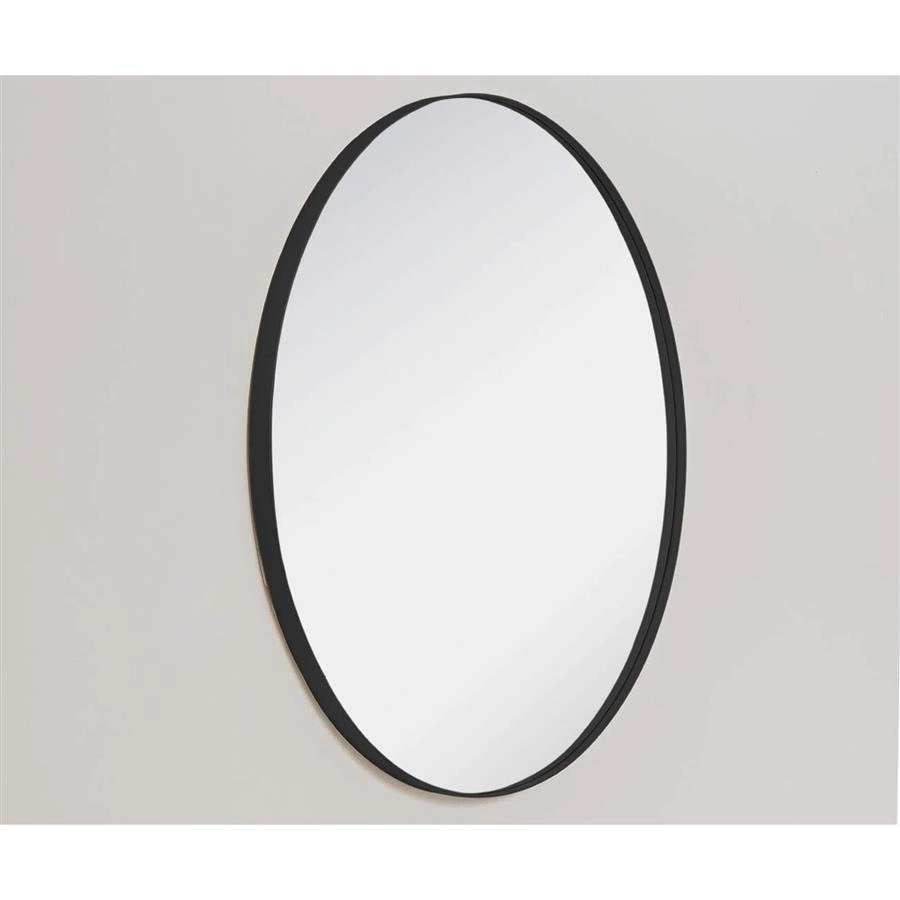 espelho redondo preto 90cm menorca