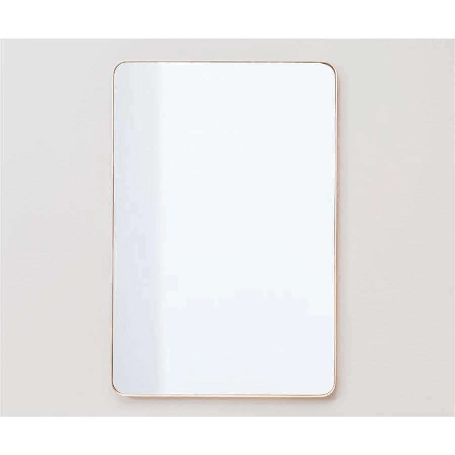 espelho retangular dourado ibiza