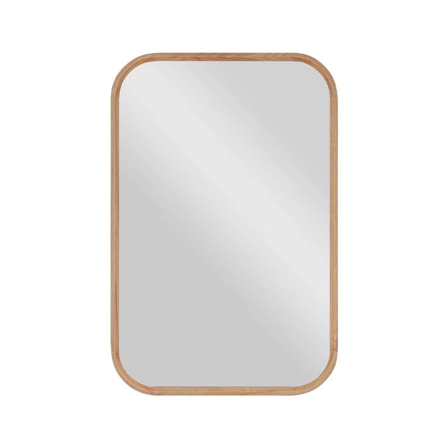 espelho 4mm retangular em madeira maciça oslo