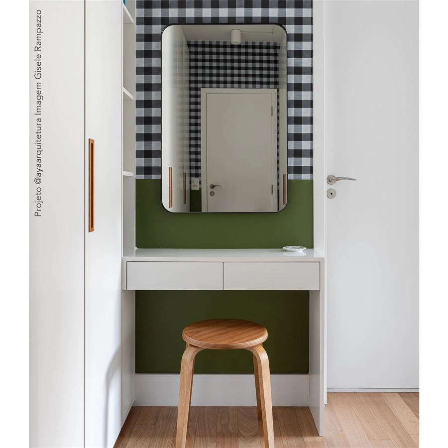 espelho retangular preto ibiza